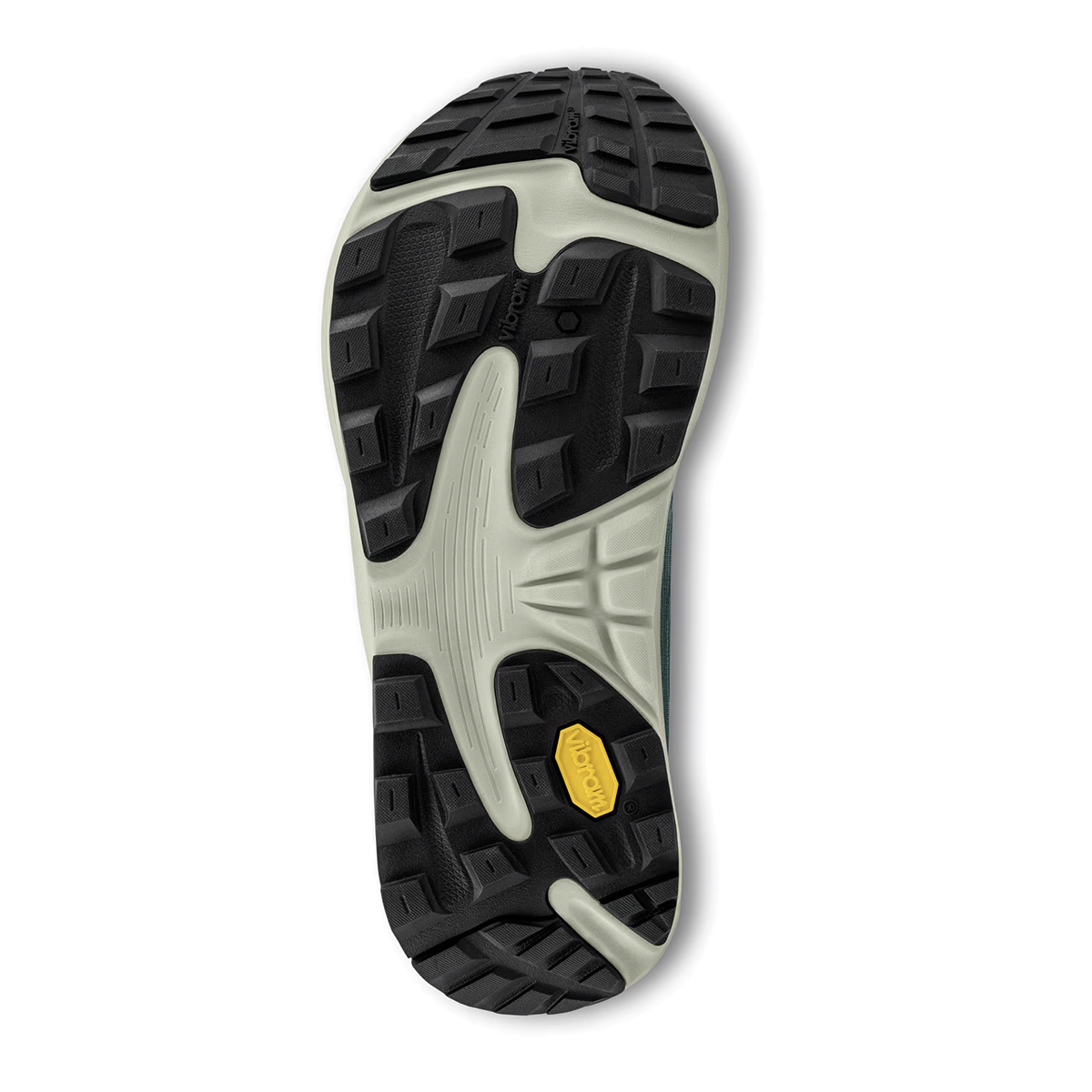 Topo Ultraventure 4 — Aqua - Black — Size B — Width 8 — Top View