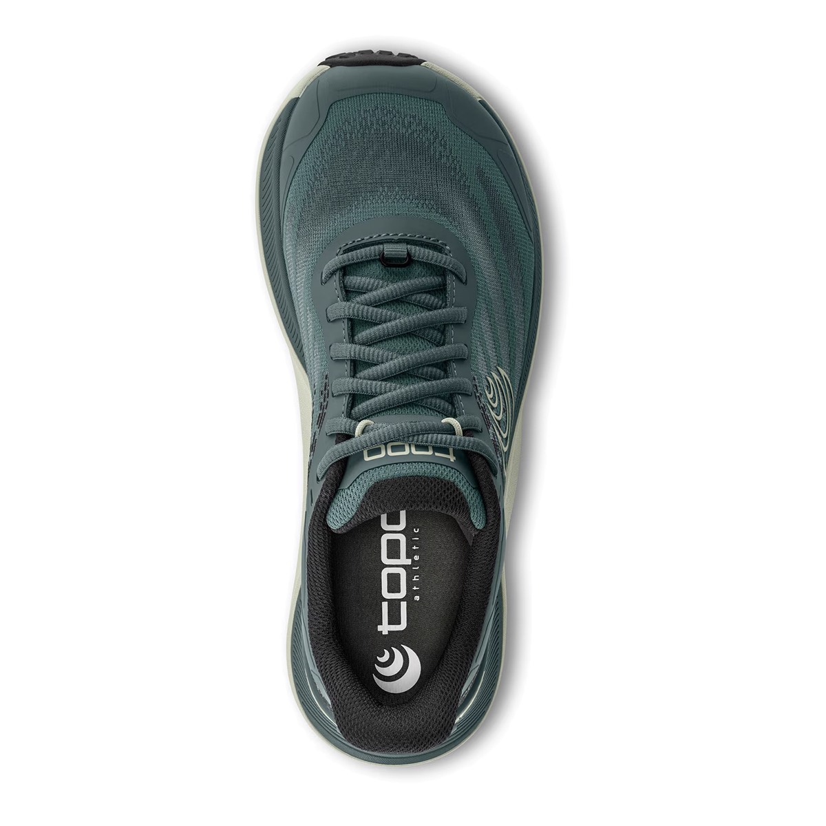 Topo Ultraventure 4 — Aqua - Black — Size B — Width 8 — Back View