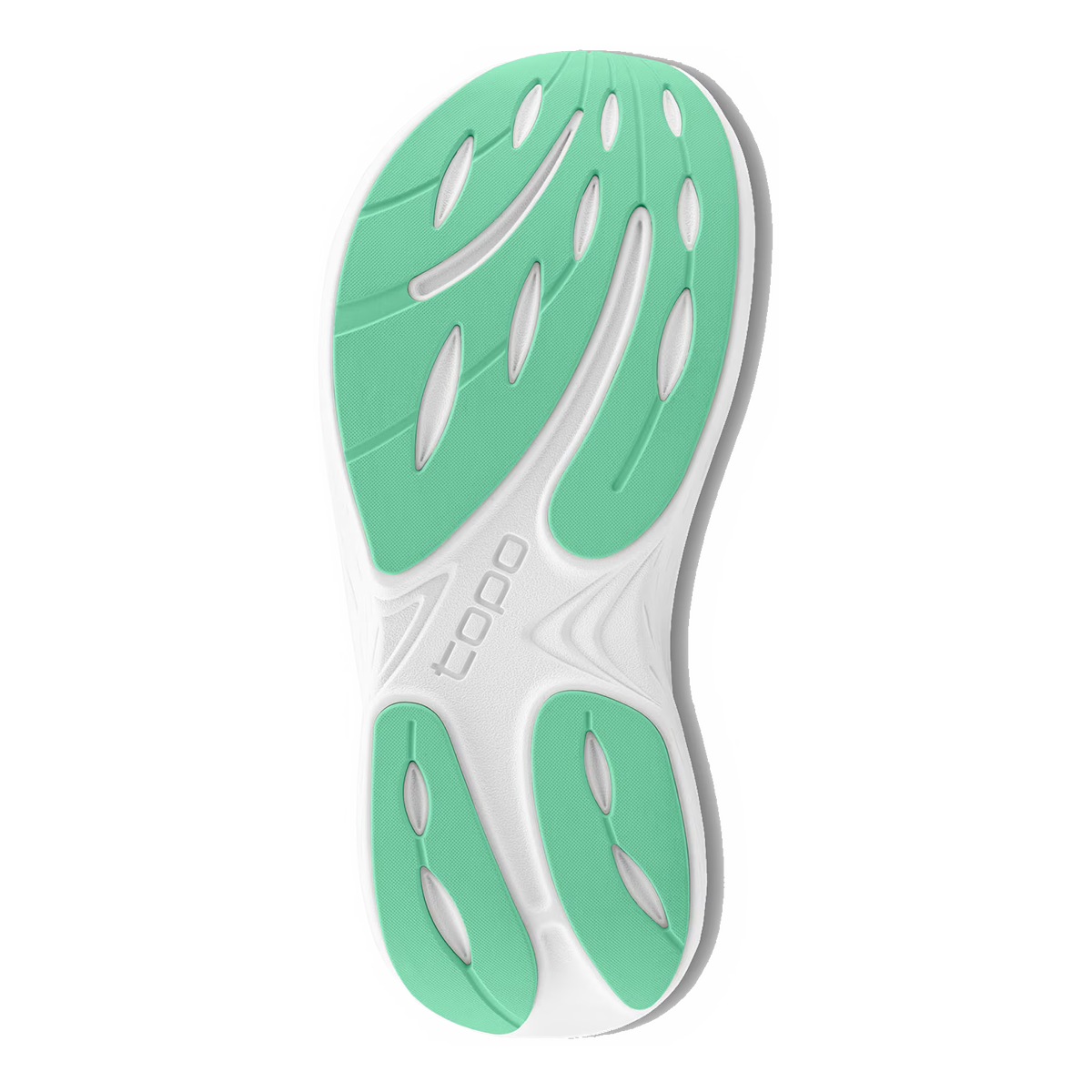 Topo Atmos 2 — Aqua - Mint — Size B — Width 7 — Top View