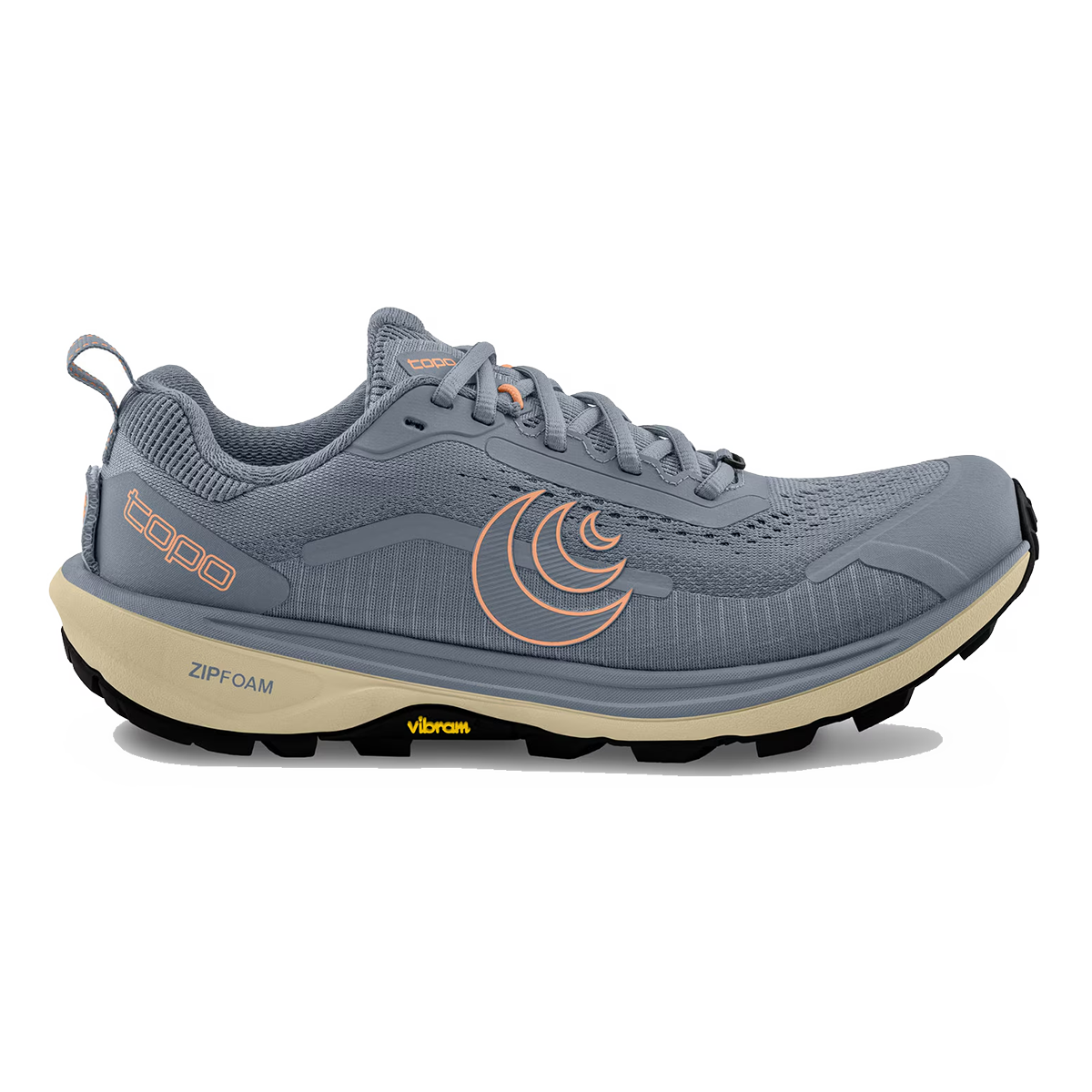 Topo Terraventure 5 — Grey - Peach — Size B — Width 7.5 — Front View