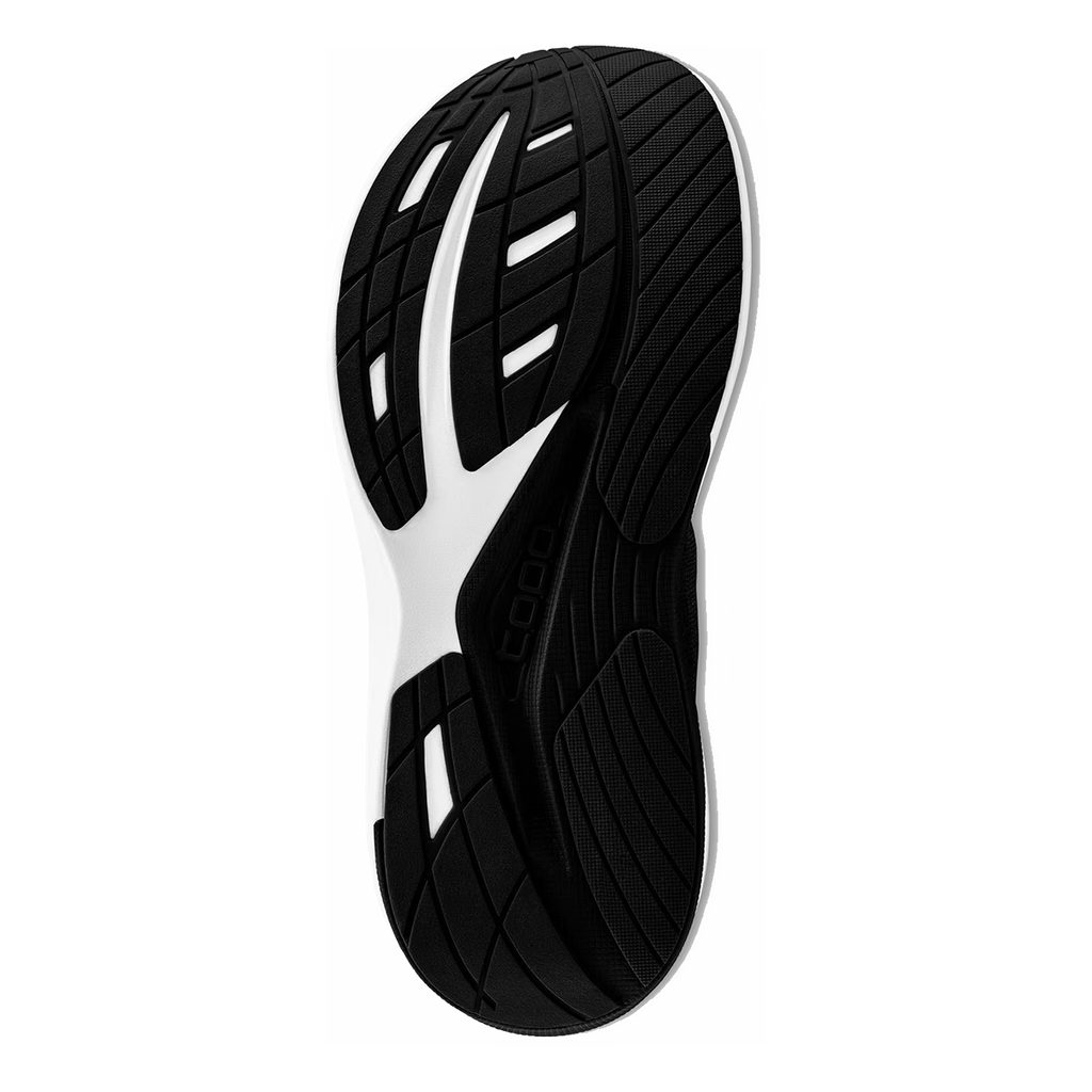 Topo Ultrafly 6 — Black - White — Size B — Width 7.5 — Top View