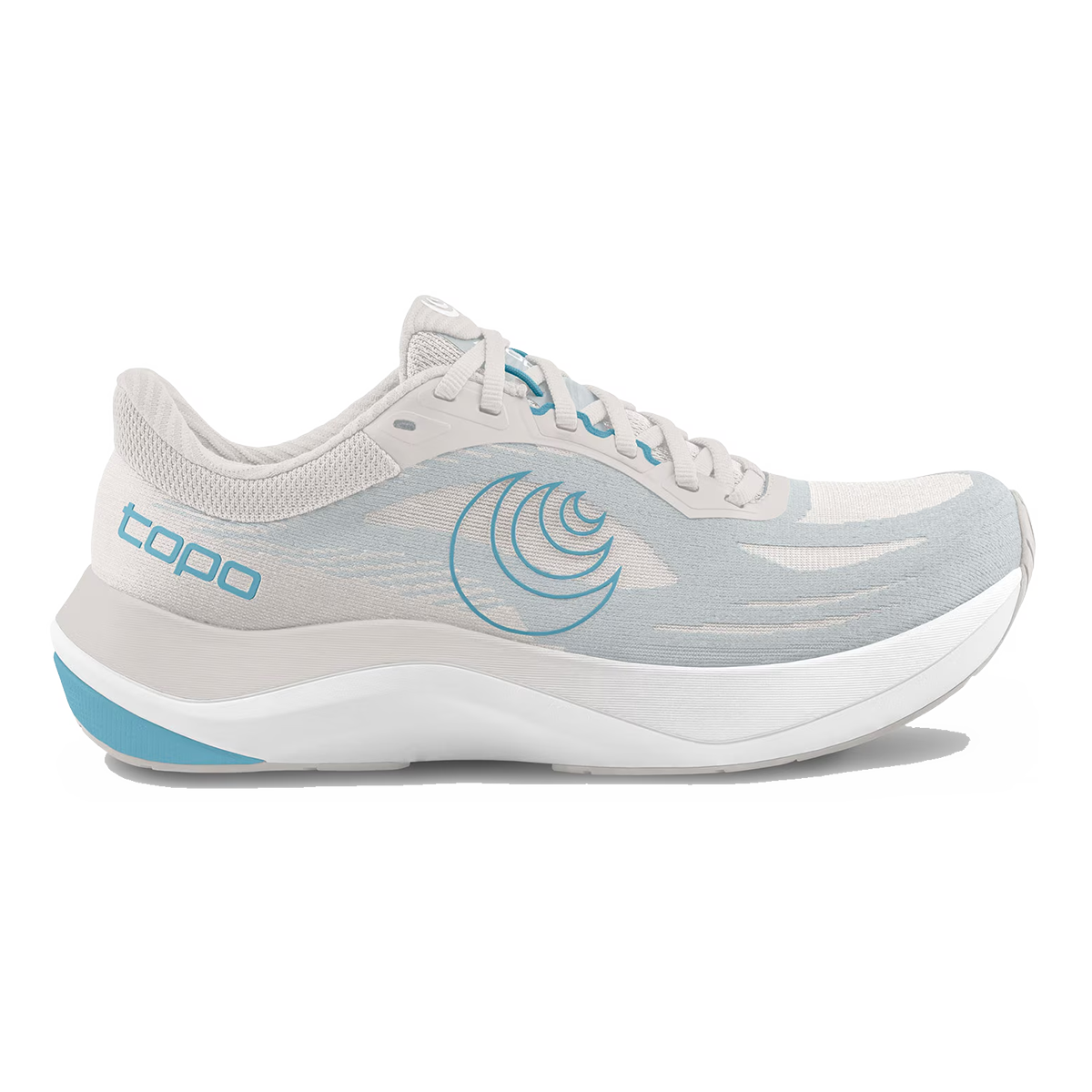 Topo Ultrafly 6 — Black - White — Size B — Width 7.5 — Detail View
