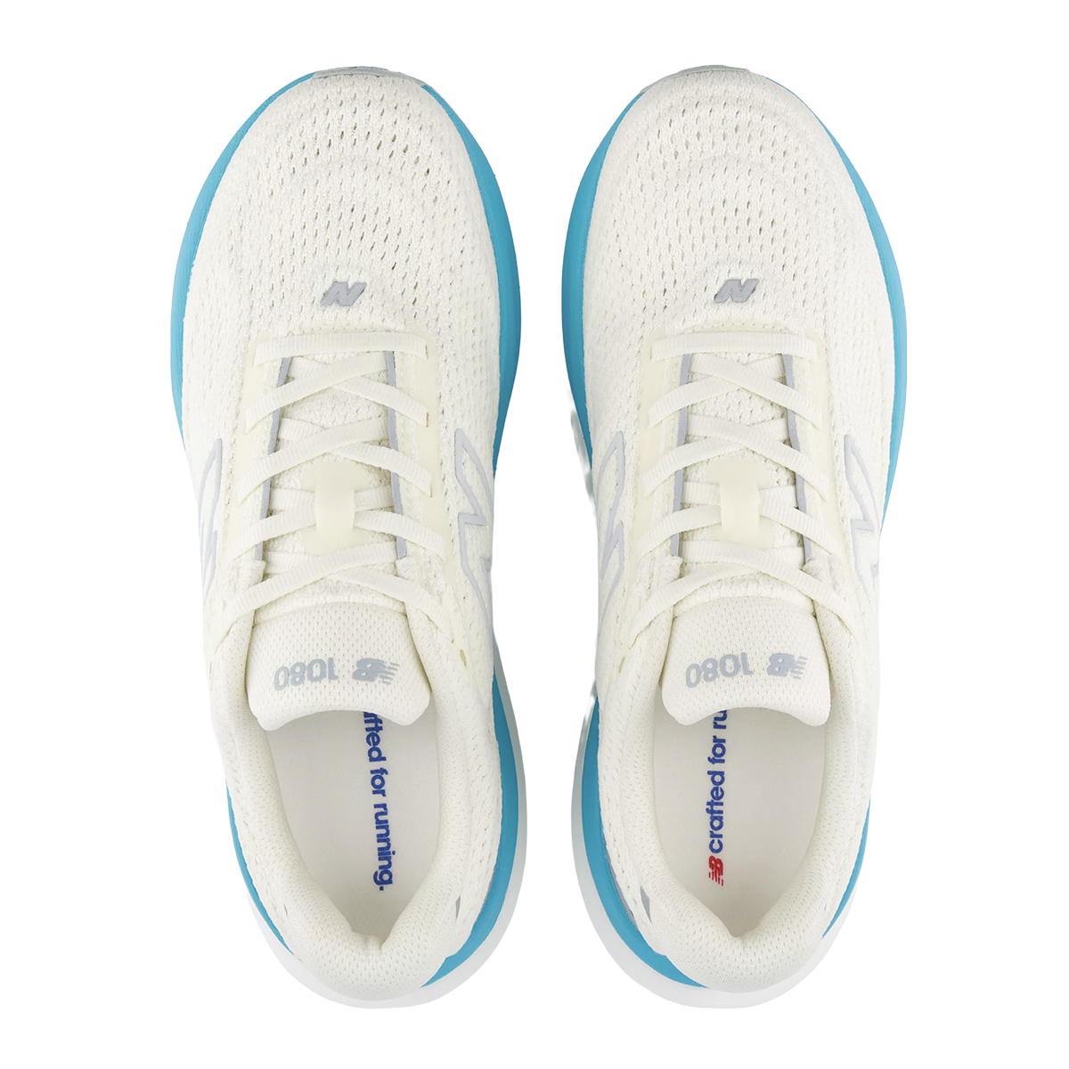 New Balance 1080 V15 — Angora — Size B — Width 5 — Back View