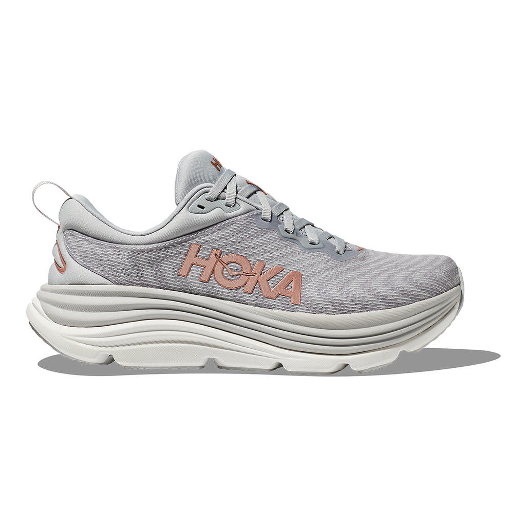 Hoka Gaviota 5 — Airy Blue - Sunlit Ocean — Size B — Width 11 — Back View
