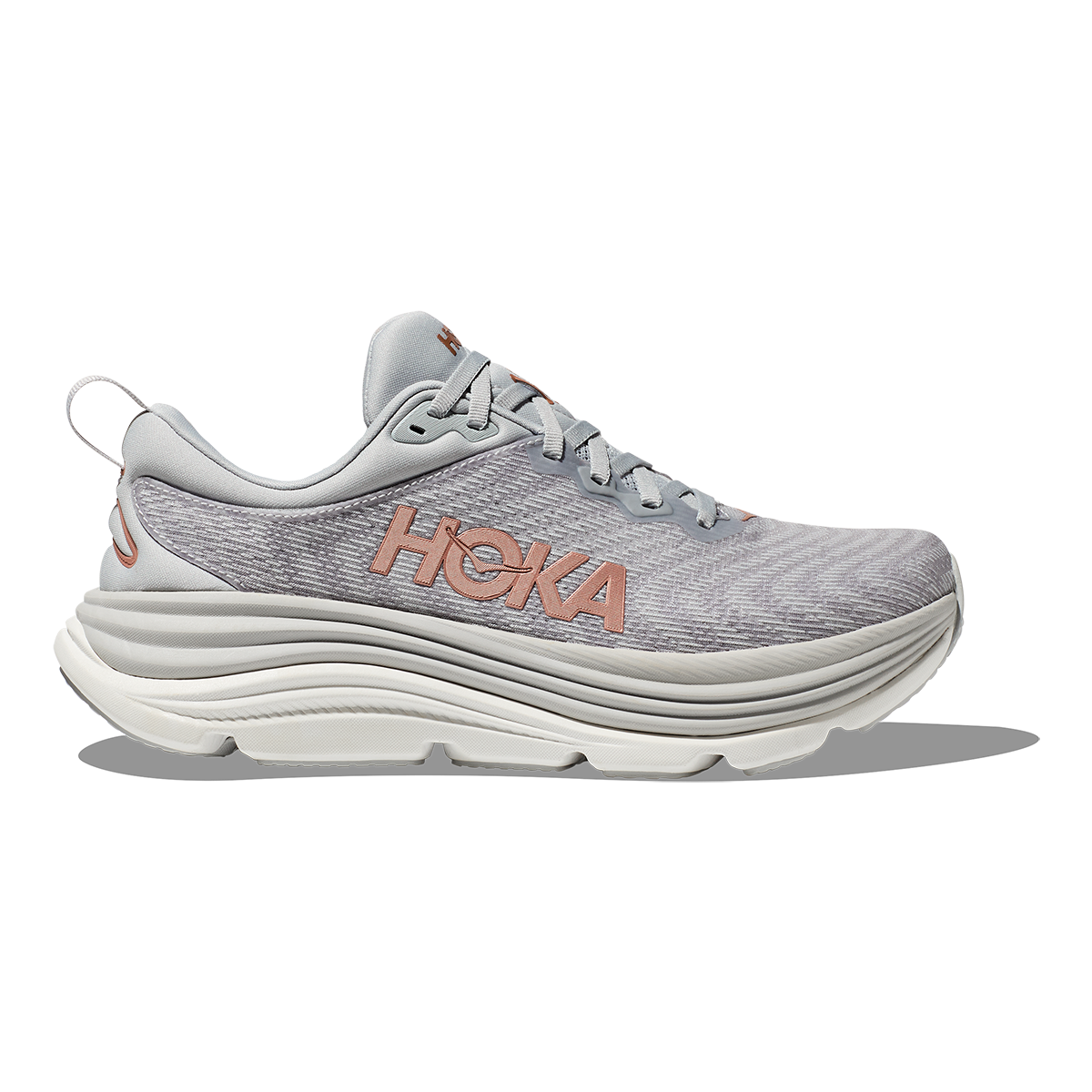 Hoka Gaviota 5 — Airy Blue - Sunlit Ocean — Size B — Width 11 — Back View