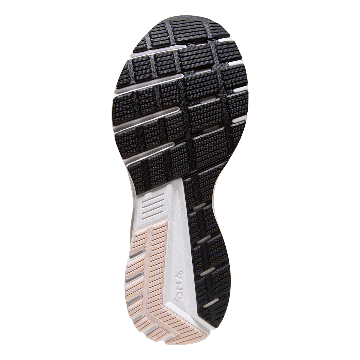 Brooks Signal 3 — Grey - Lavender Blue - Metallic Black — Size B — Width 10.5 — Top View