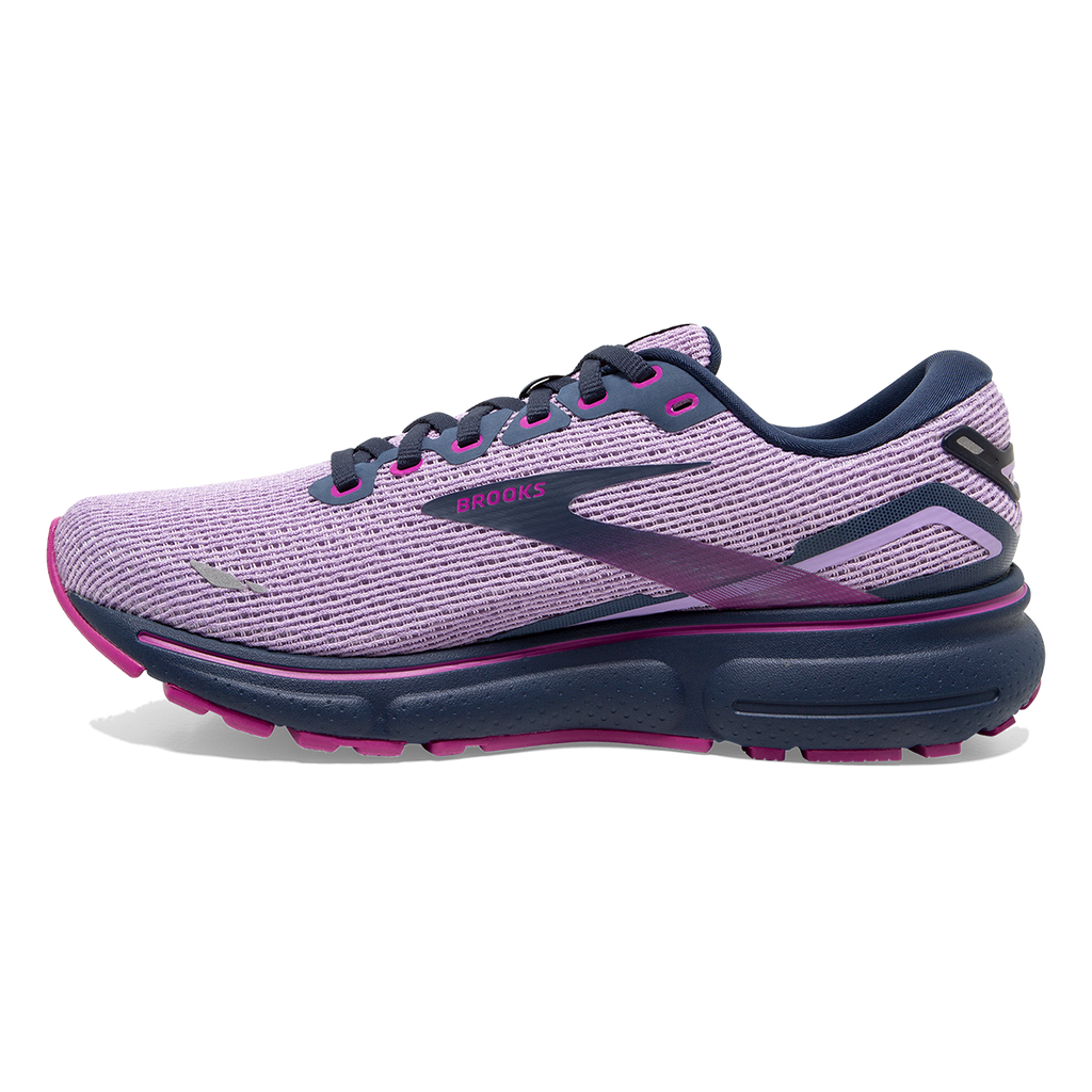 Brooks Ghost 15 North America — Rhapsody - Dress Blue - Viola — Size B — Width 6.5 — Side View