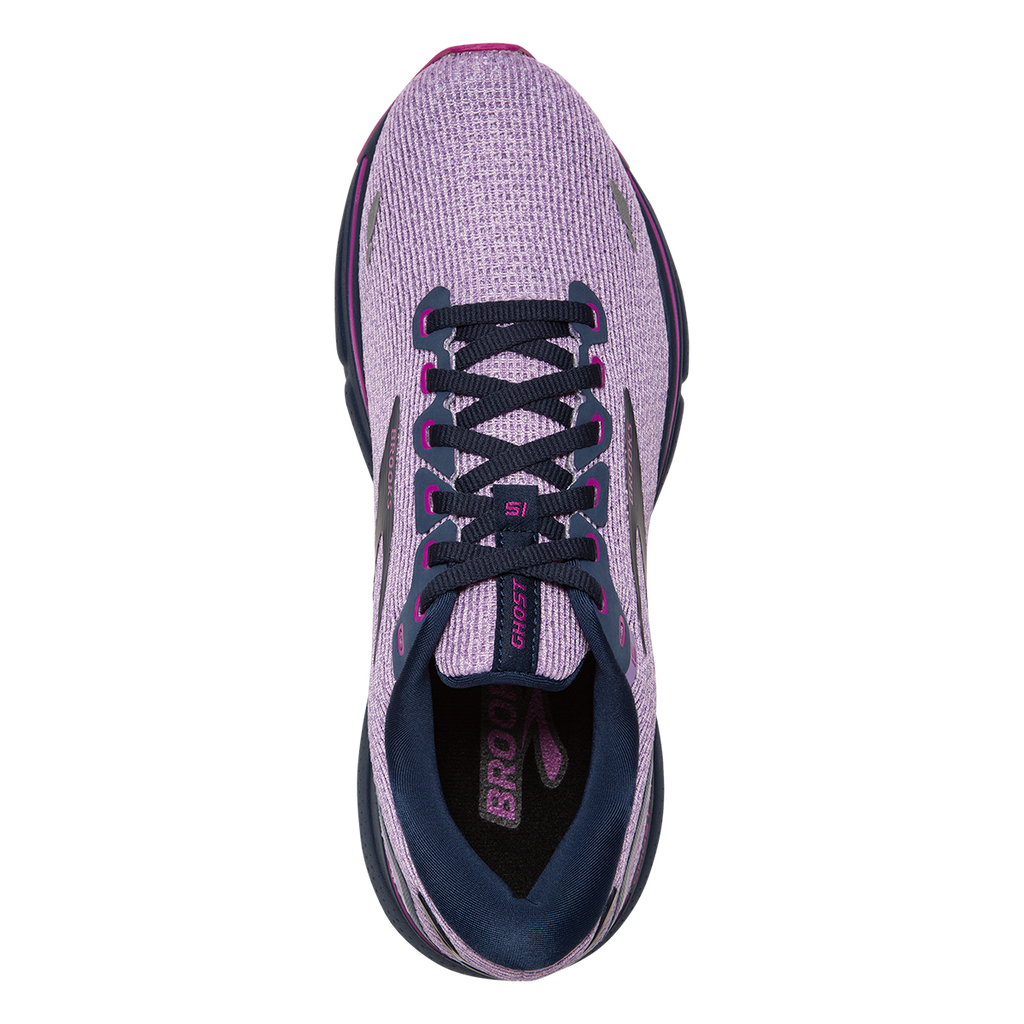 Brooks Ghost 15 North America — Rhapsody - Dress Blue - Viola — Size B — Width 6.5 — Back View