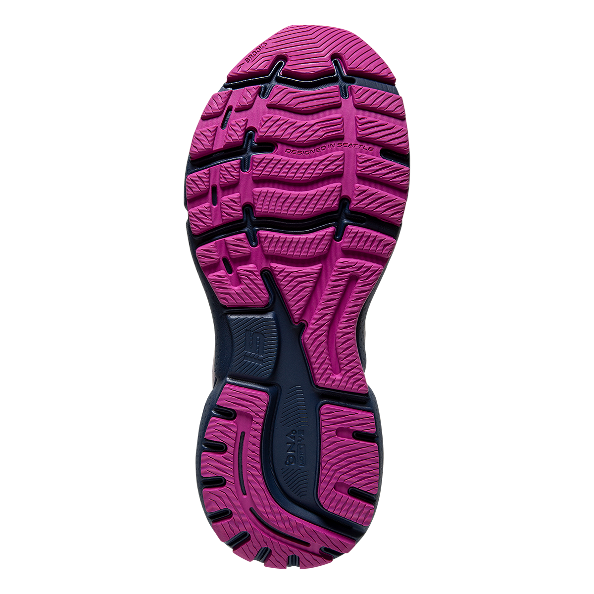 Brooks Ghost 15 North America — Rhapsody - Dress Blue - Viola — Size B — Width 6.5 — Top View