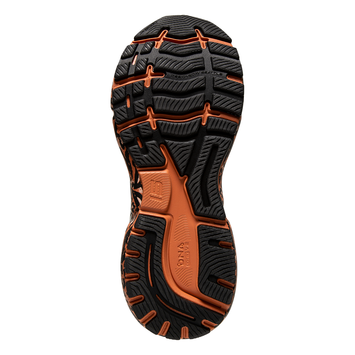 Brooks Ghost 15 Run Wild — Black - Spring Crocus - Sunburn — Size B — Width 6 — Alternate View 8