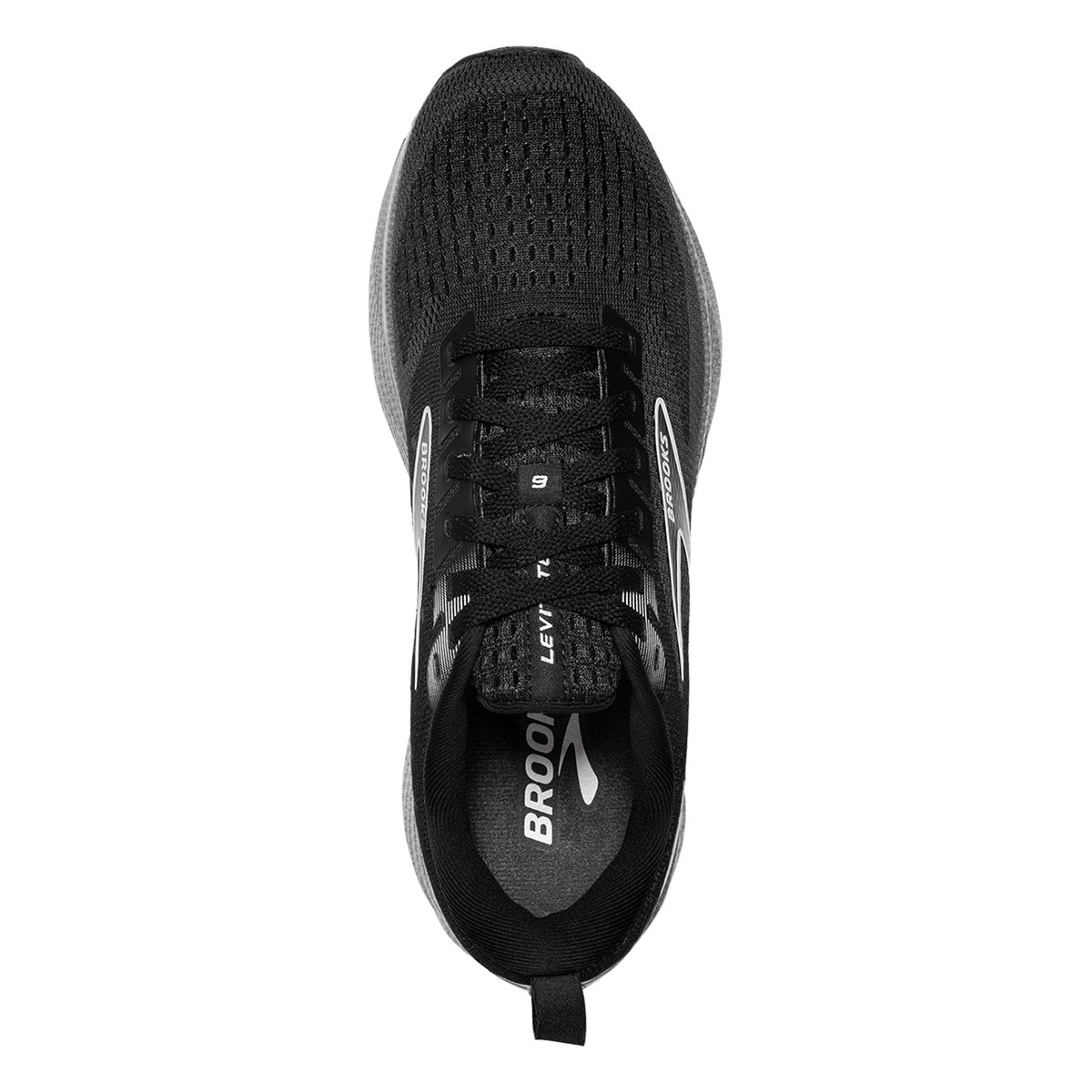 Brooks Levitate 6 — Black - Blackened Pearl - White — Size B — Width 7.5 — Alternate View 7