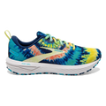 Brooks Revel 6 Tie Dye — Blue - Bachelor Button - White — Size B — Width 6 — Front View