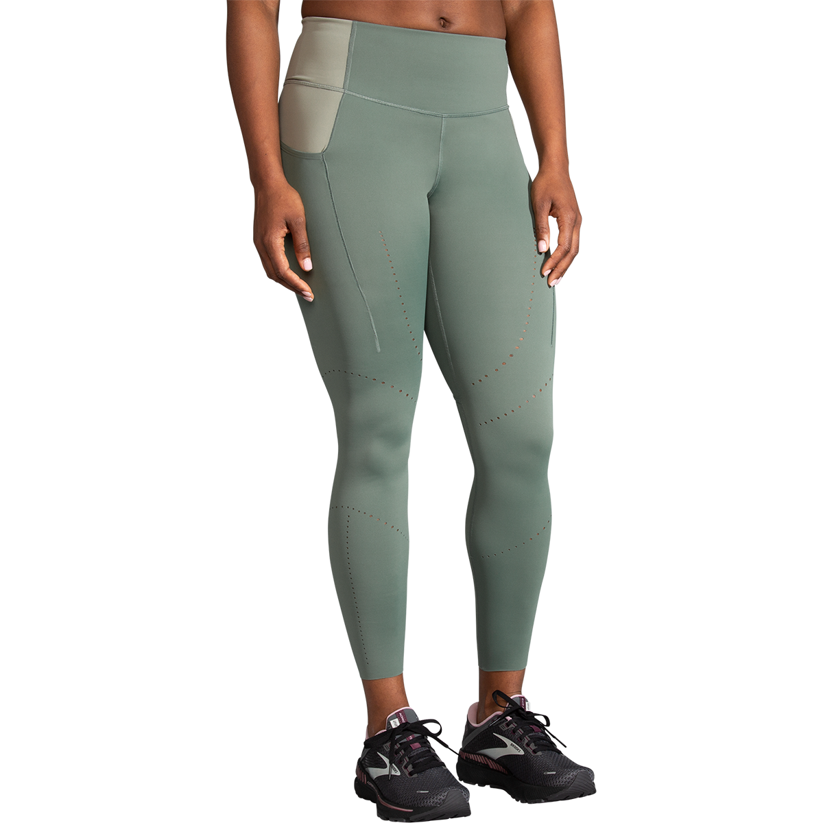 Brooks Method 7/8 Tight — Black — Size Small — Top View