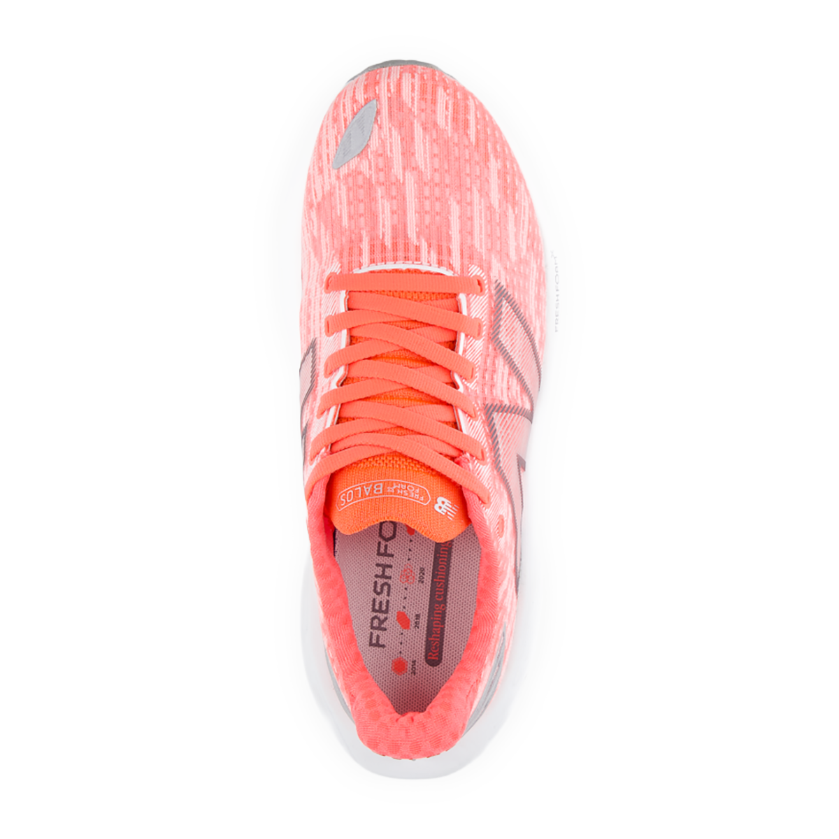 New Balance Fresh Foam X Balos V1 — Urgent Red — Size D — Width 7 — Back View