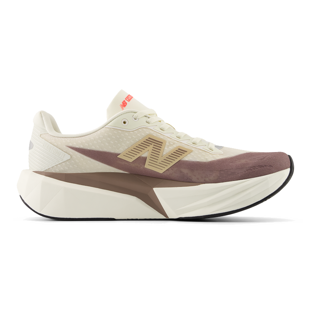 New Balance FuelCell Rebel v5 — Pistachio Butter — Size D — Width 7 — Detail View