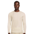 Alwrld ALRN Raglan Long Sleeve Tee — White Sand — Size Small — Front View