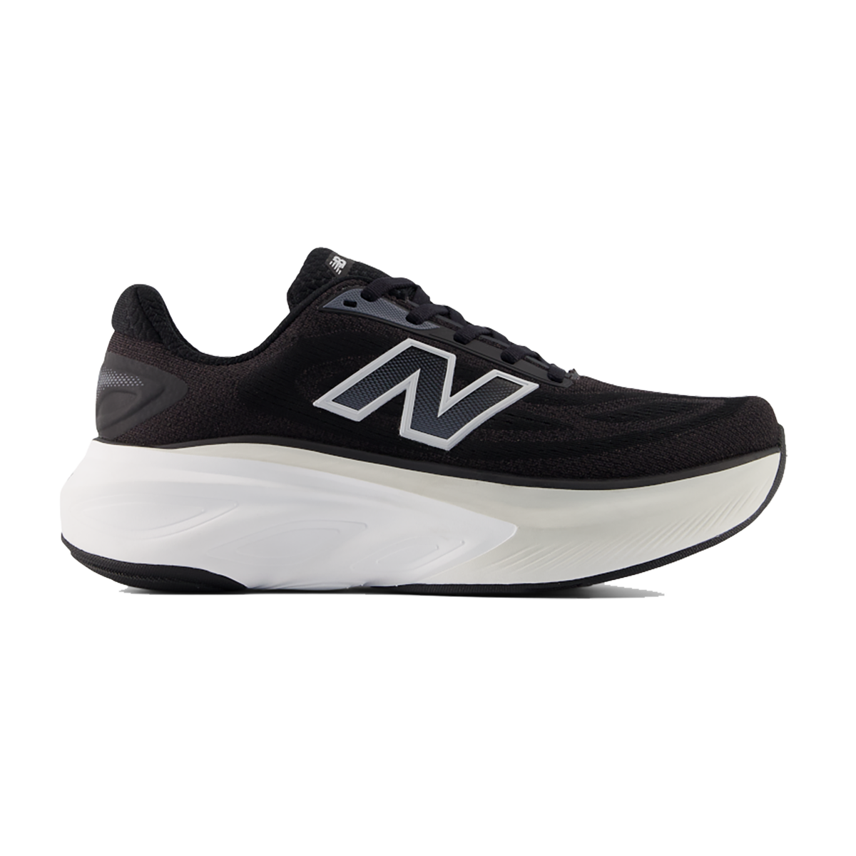 New Balance Fresh Foam X More V6 — Black — Size B — Width 6 — Front View