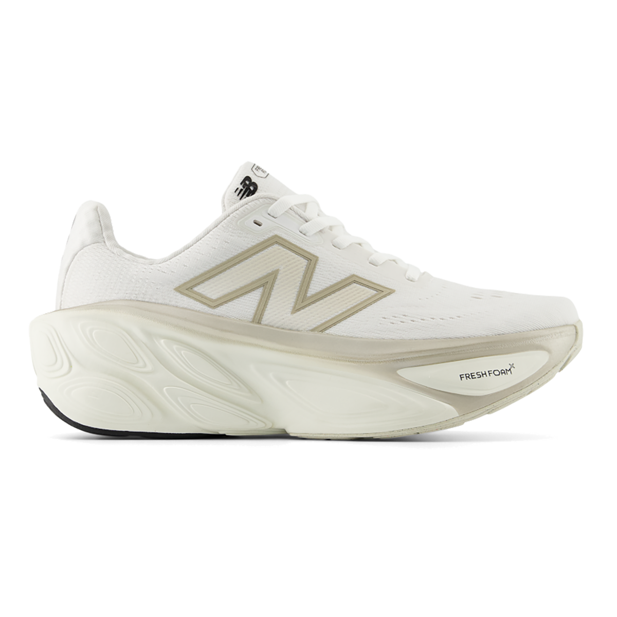 New Balance Fresh Foam X More V5 — Angora — Size B — Width 8 — Front View