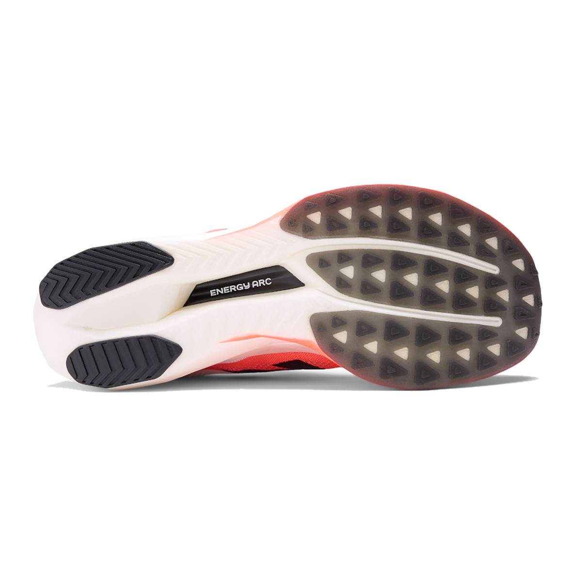 New Balance Fuel Cell SuperComp Elite V5 — Urgent Red — Size B — Width 5 — Top View