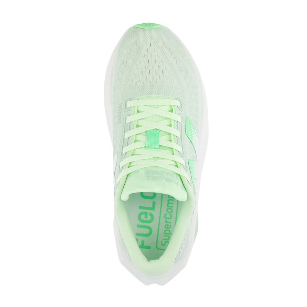 New Balance Fuel Cell SuperComp Trainer V3 — White — Size B — Width 6 — Back View