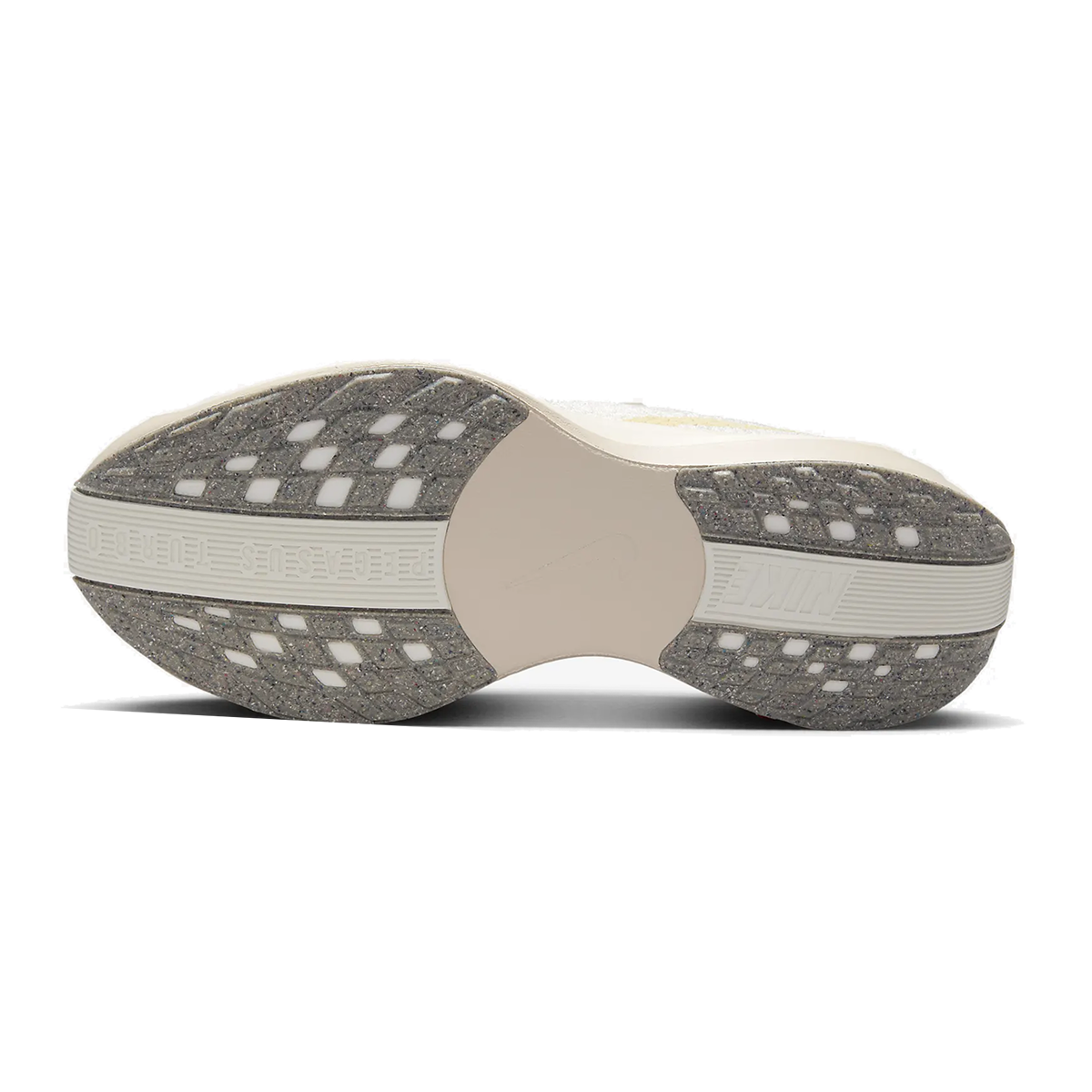 Nike Pegasus Plus — Lt Orewood Brn - Coconut Milk - Sail — Size B — Width 10 — Top View
