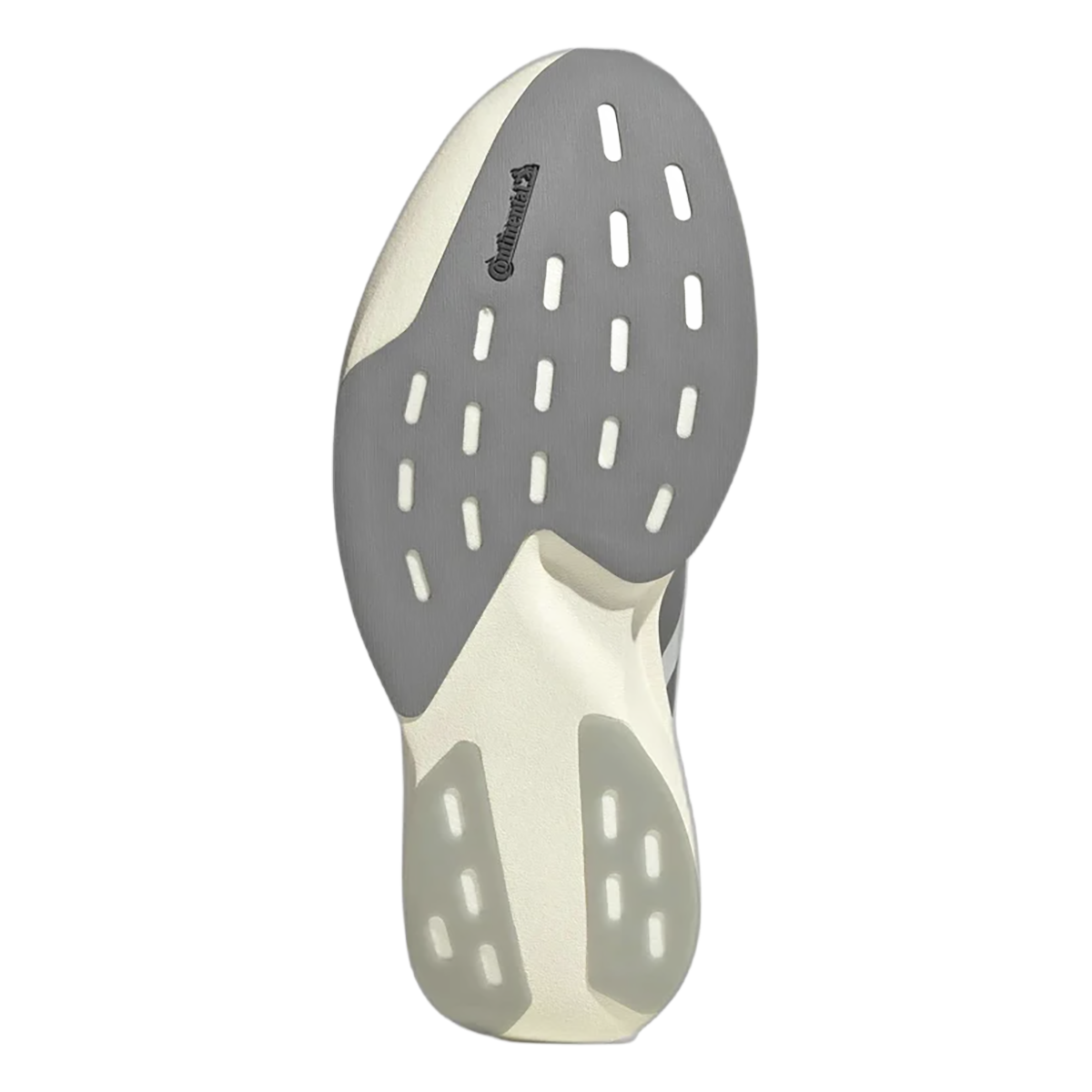 Adidas Adizero Evo SL EXO — Solar Turbo - Iron Met - Grey One — Size B — Width 7 — Top View