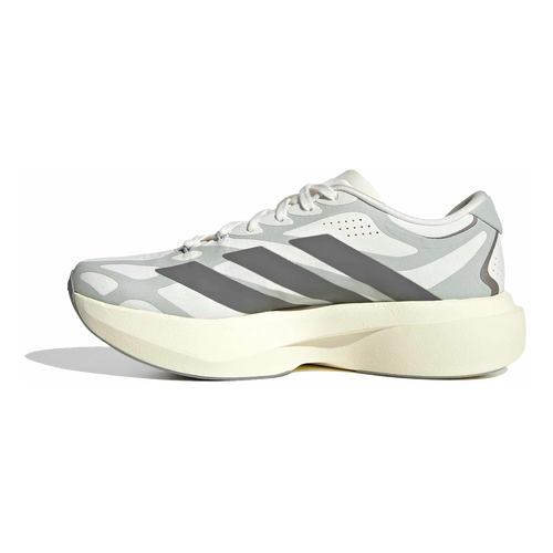 Adidas Adizero Evo SL EXO — Solar Turbo - Iron Met - Grey One — Size B — Width 7 — Side View