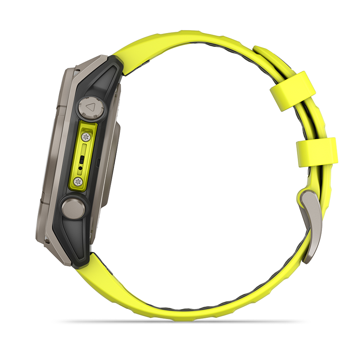Garmin Fenix 8 Solar — Titanium Amp Yellow - Graphite — Size 51 mm — Alternate View 24
