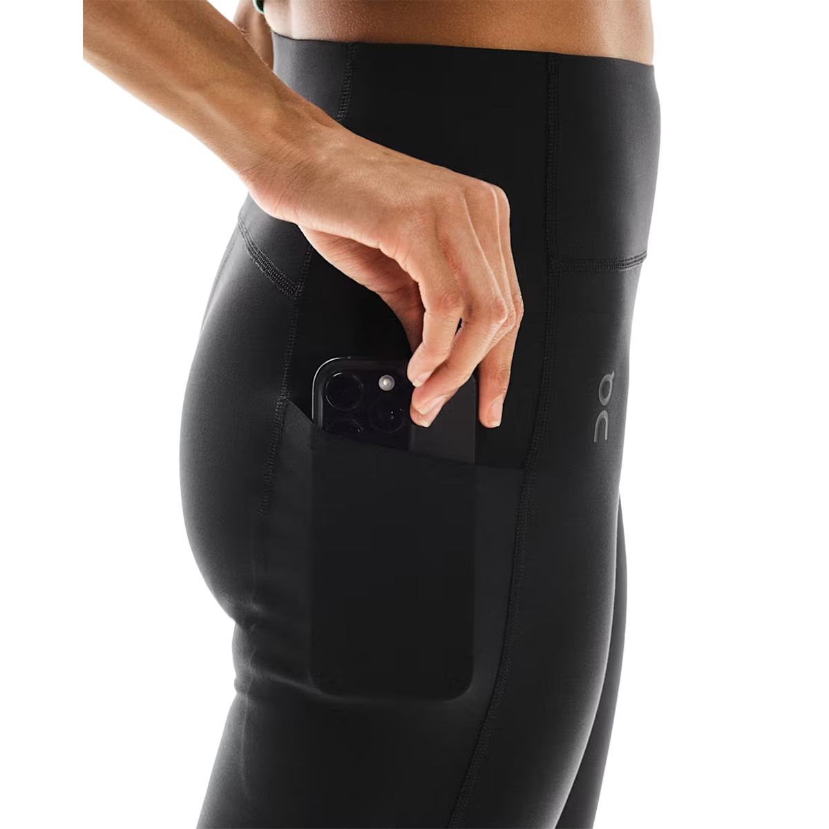 ON Studio Flared Tights — Black — Size XLarge — Back View