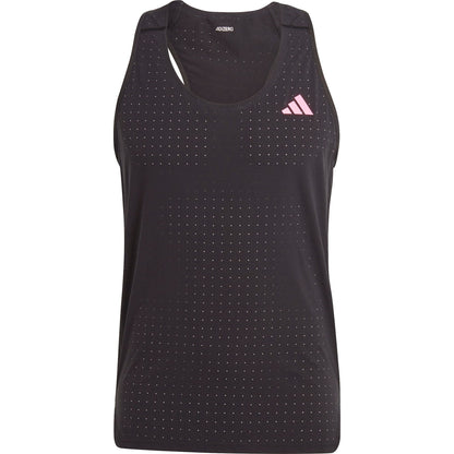 adidas Adizero Mens Running Vest - Black