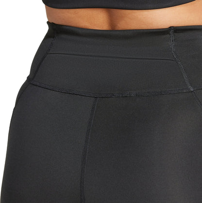 adidas Own The Run 5 Inch Womens Short Running Tights - Black