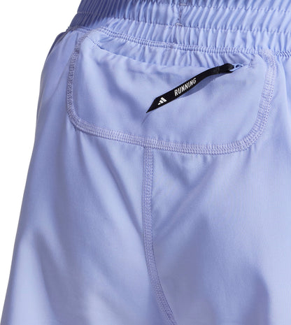 adidas Own The Run 3 Inch Womens Running Shorts - Blue
