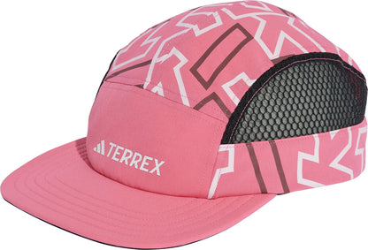 adidas Terrex HEAT.RDY 5 Panel Graphic Running Cap - Pink