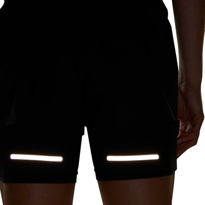 adidas Ultimate 2 in 1 Womens Running Shorts - Black