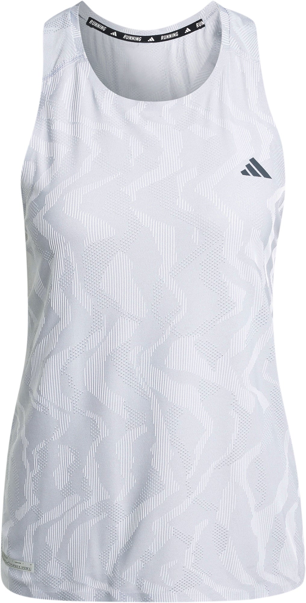 adidas Ultimate AIRCHILL Engineered Womens Running Vest Tank Top - Grey