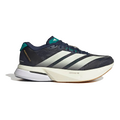 Adidas Adizero Boston 13 — Night Indigo - Wonder White - Equipment Green — Size D — Width 9 — Front View