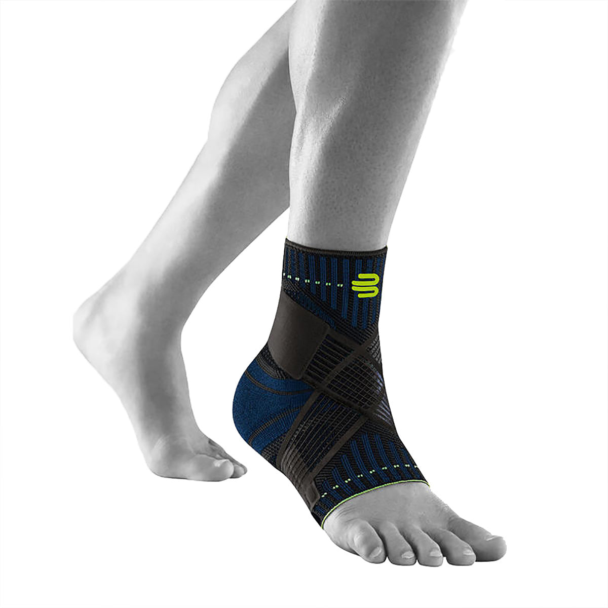 Bauerfeind Sports Ankle Support — Black — Size L - Left — Front View
