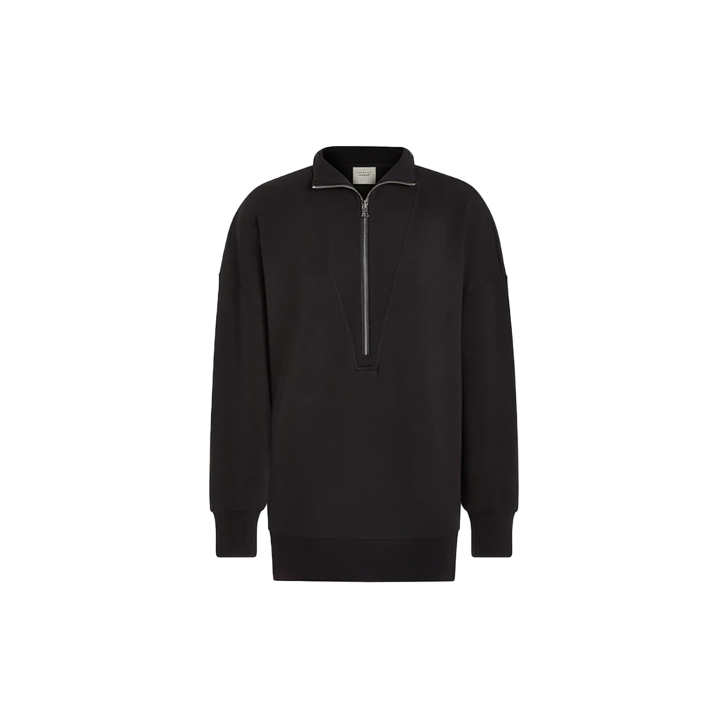 Varley Masie Longline Sweat — Black — Size XSmall — Detail View