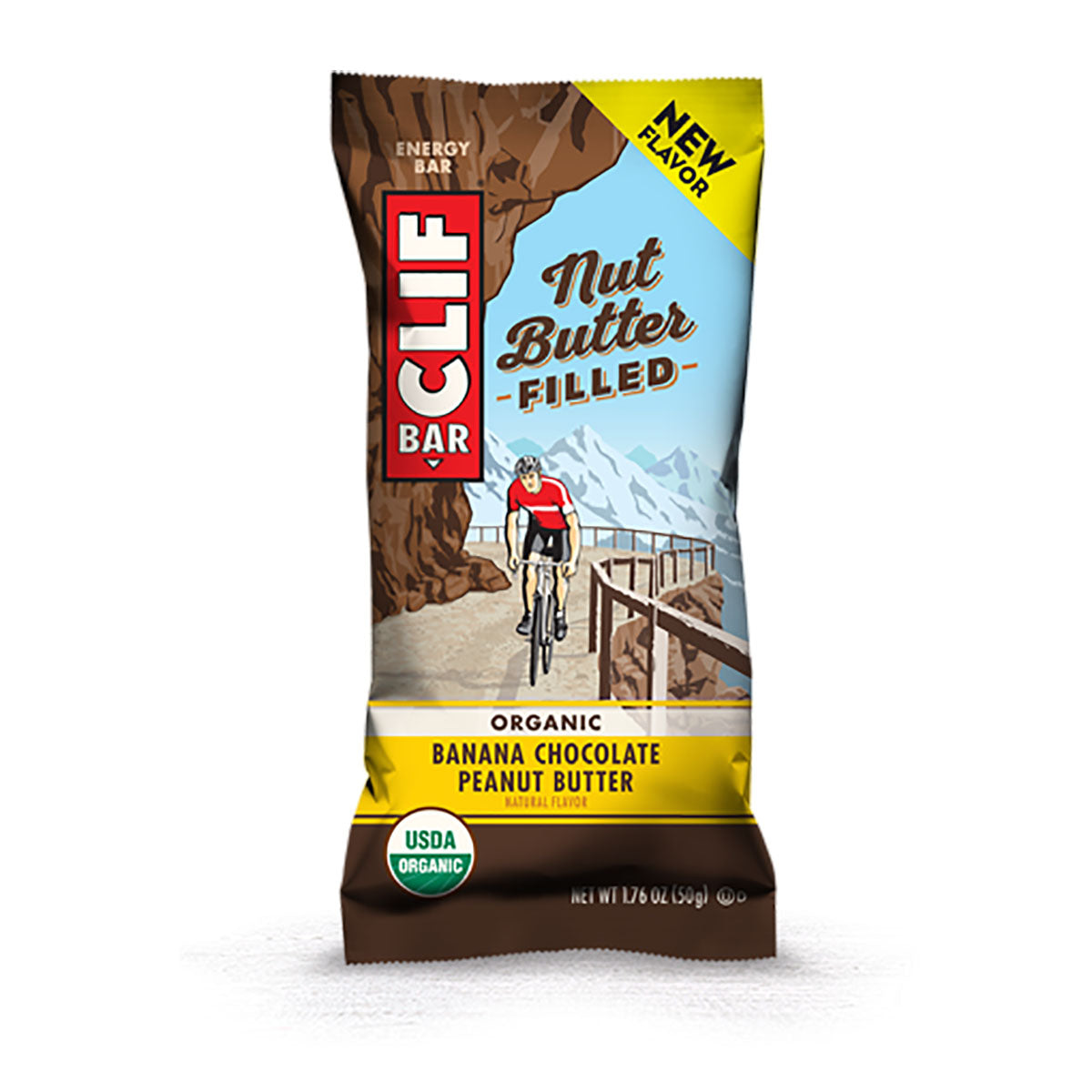 Clif Nut Butter Filled Bar — Chocolate Peanut Butter — Size Single — Front View