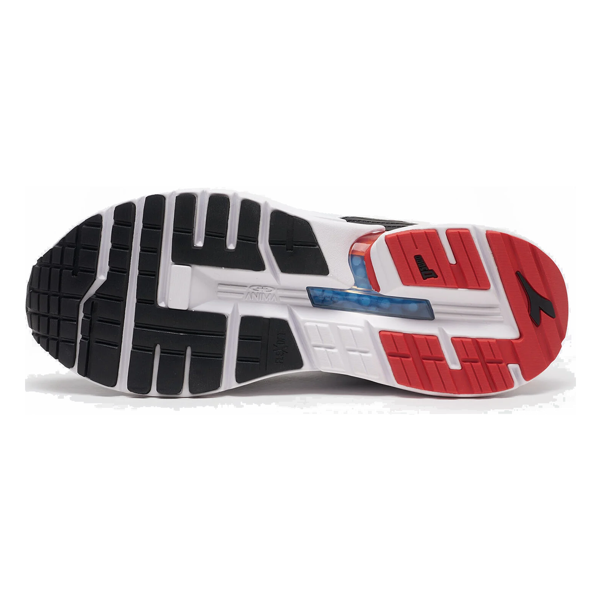 Diadora Mythos Blushield Vigore — White - Black Iris - Neon Mint — Size D — Width 10 — Lifestyle View
