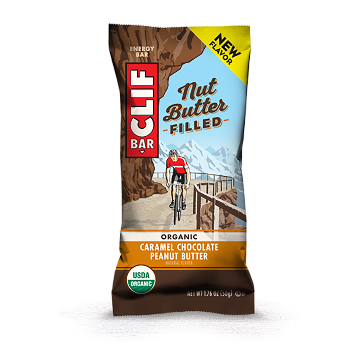 Clif Nut Butter Filled Bar — Chocolate Peanut Butter — Size Single — Back View