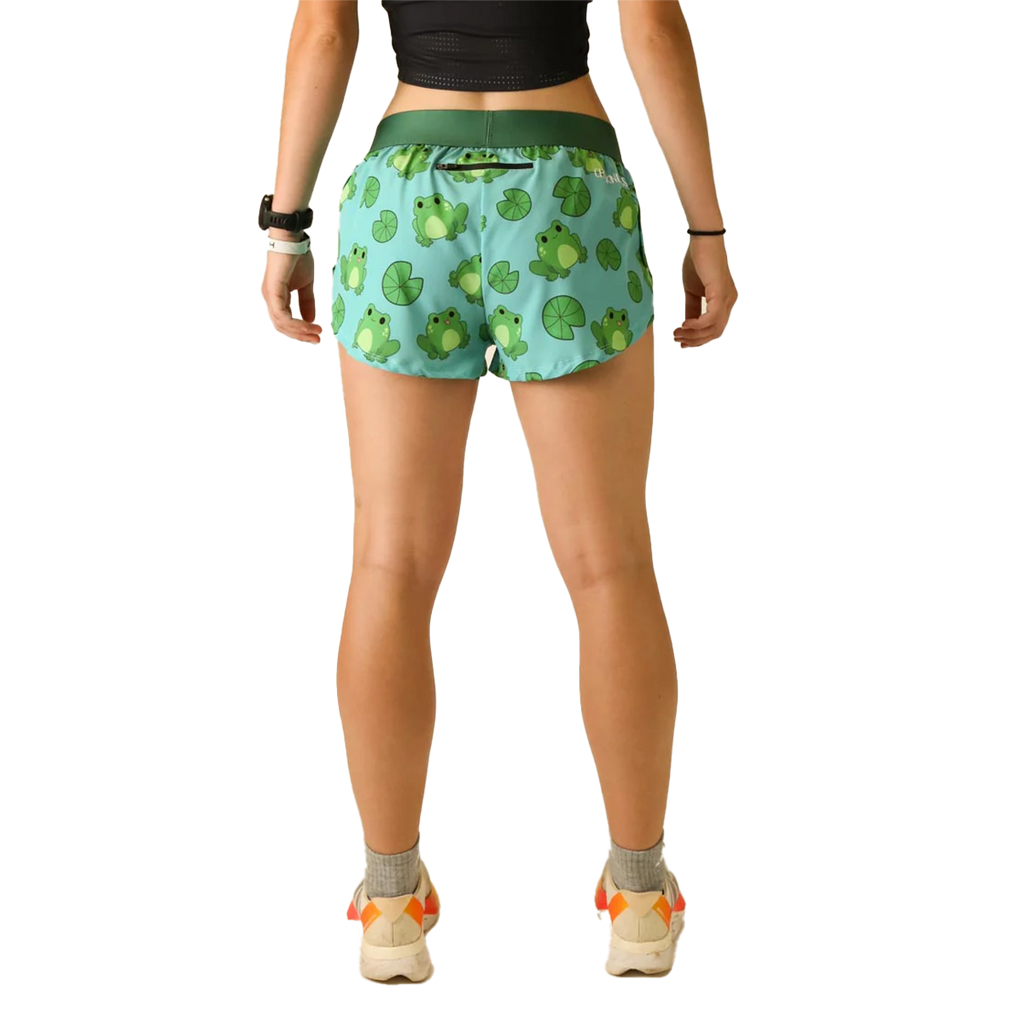 ChicknLegs 1.5" Split Short — Frogs — Size Large — Back View
