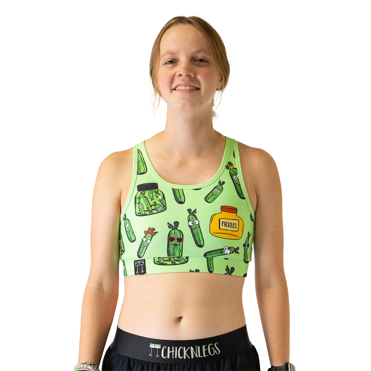 ChicknLegs OG Sports Bra — Dino Nuggets — Size XSmall — Alternate View 21