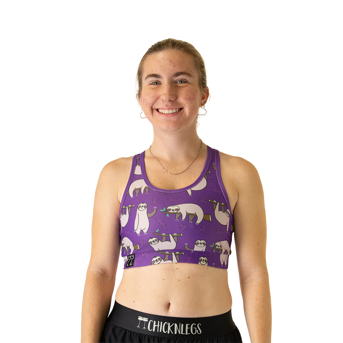 ChicknLegs OG Sports Bra — Dino Nuggets — Size XSmall — Alternate View 36