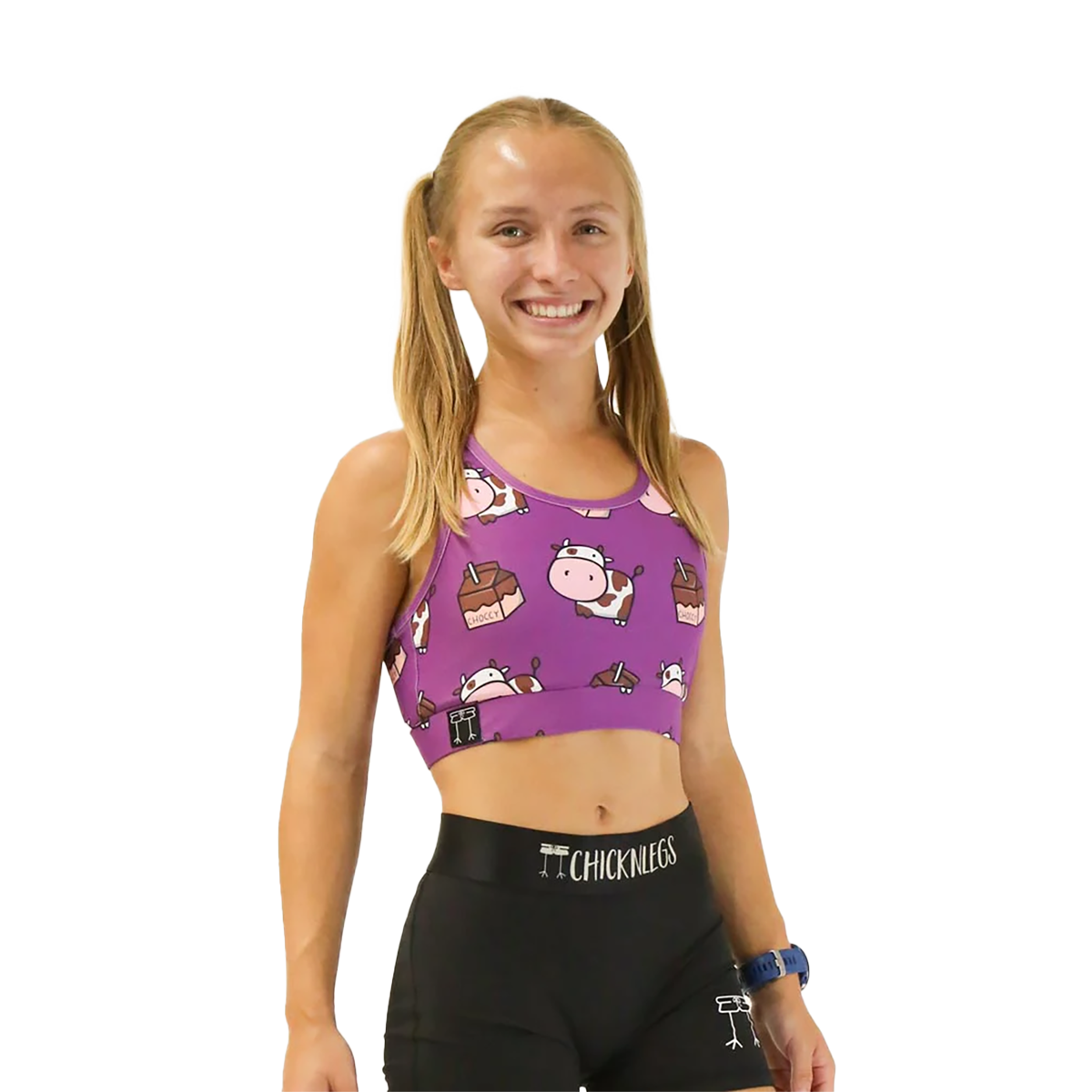 ChicknLegs OG Sports Bra — Dino Nuggets — Size XSmall — Alternate View 16