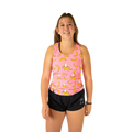 ChicknLegs Preformance Singlet Pink Bananas — Pink Bananas — Size XXSmall — Front View