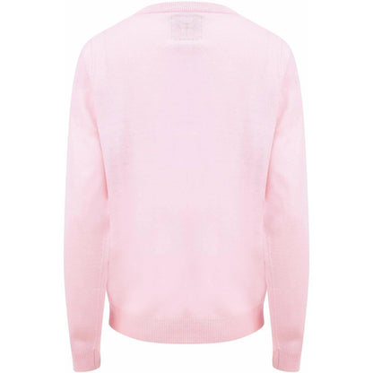 Christmas Secret Santa Dog Womens Christmas Jumper - Pink