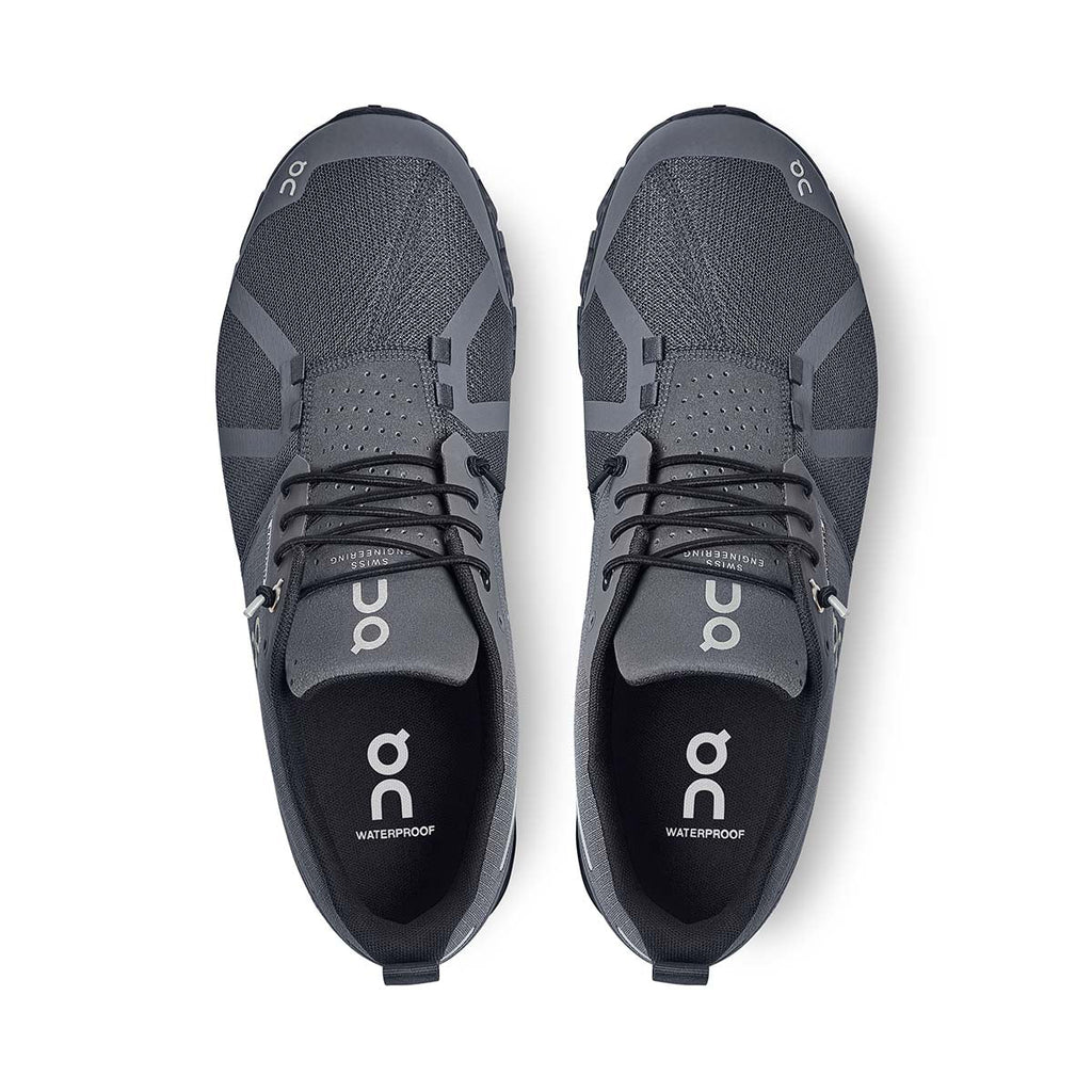 ON Cloud Waterproof — Black - Lunar — Size D — Width 10.5 — Top View