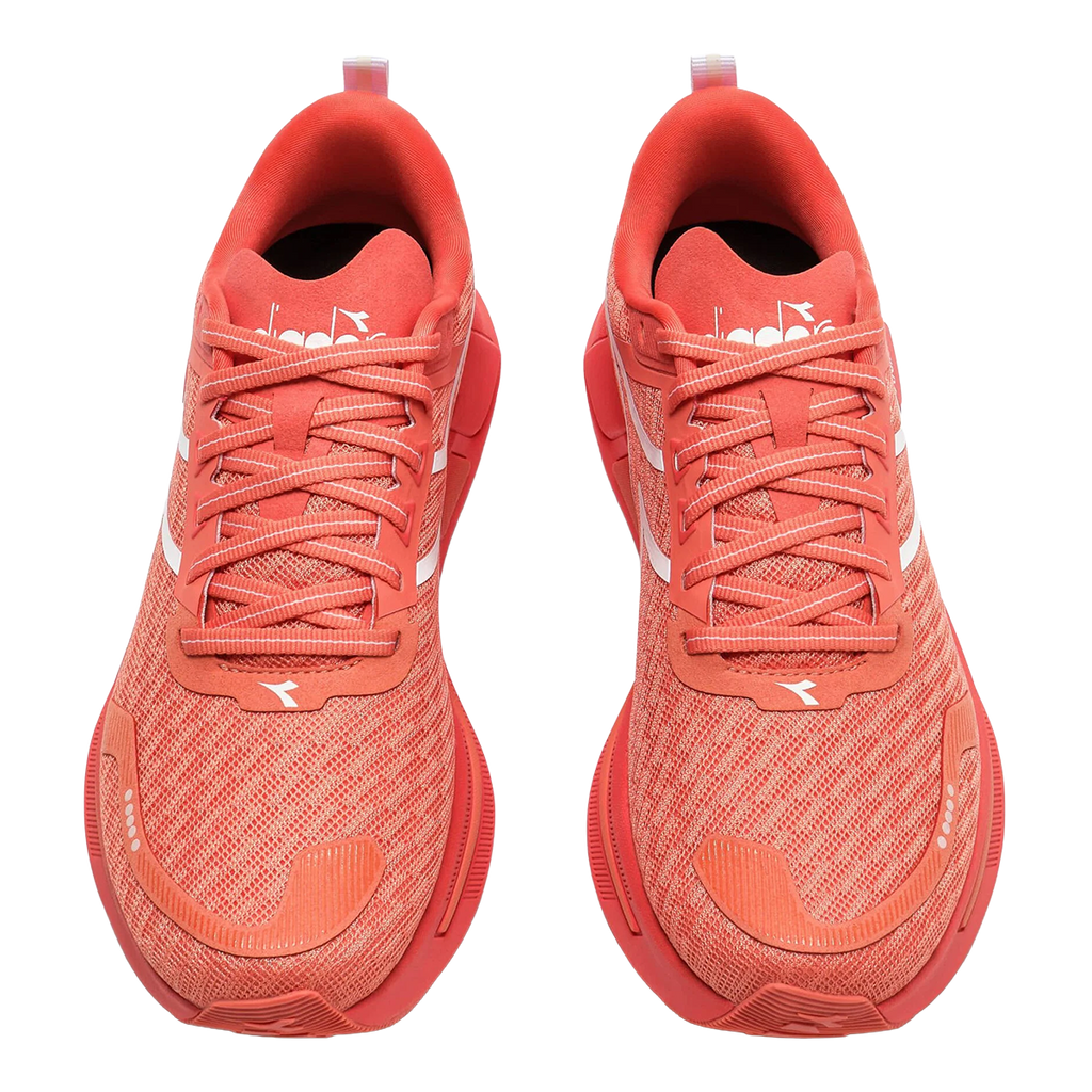 Diadora Cellula 2 — Coral - Hot Coral — Size B — Width 6 — Back View