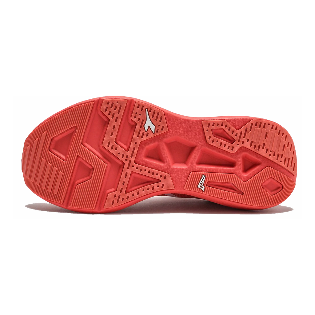 Diadora Cellula 2 — Coral - Hot Coral — Size B — Width 6 — Top View